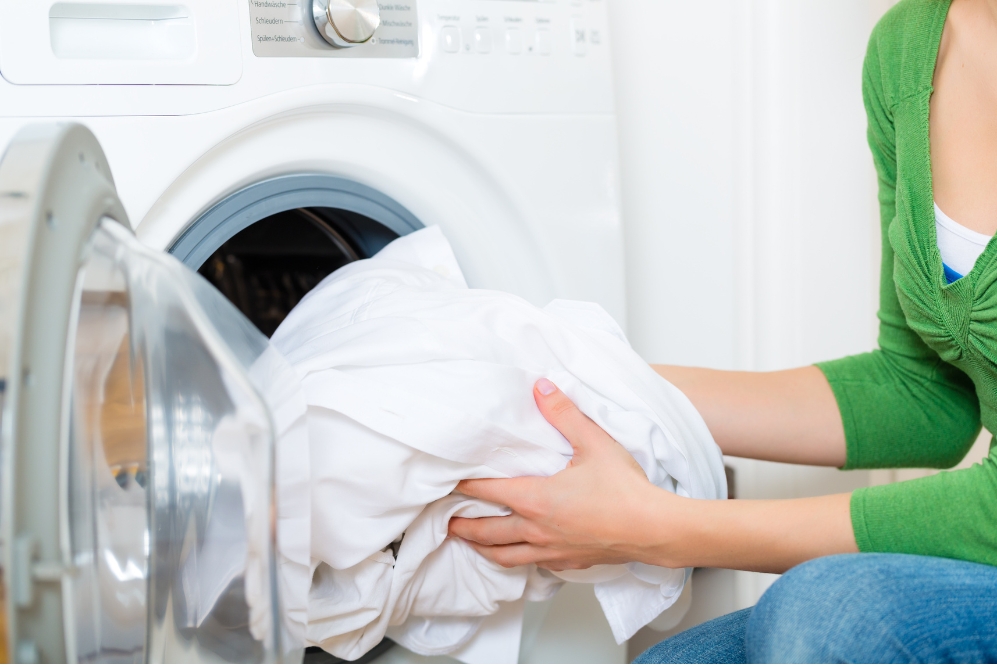 giặt topper bằng máy giặt
